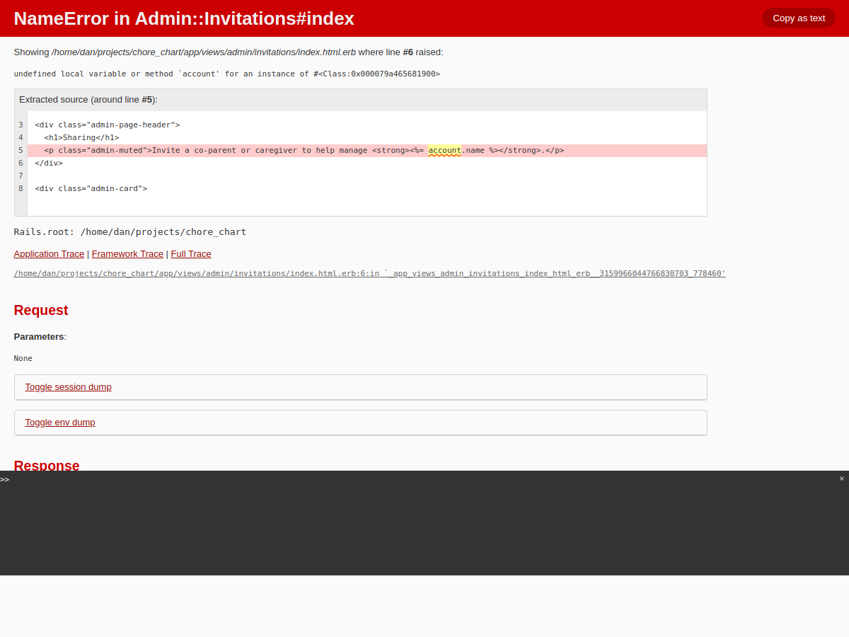Invite co-parents with email-scoped links